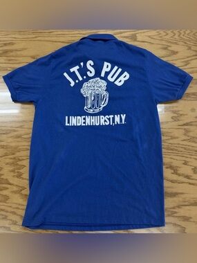 True Vintage J.T.s Pub Lindenhurst New York City NYC Uncle Gus Saloon Beer L 80s